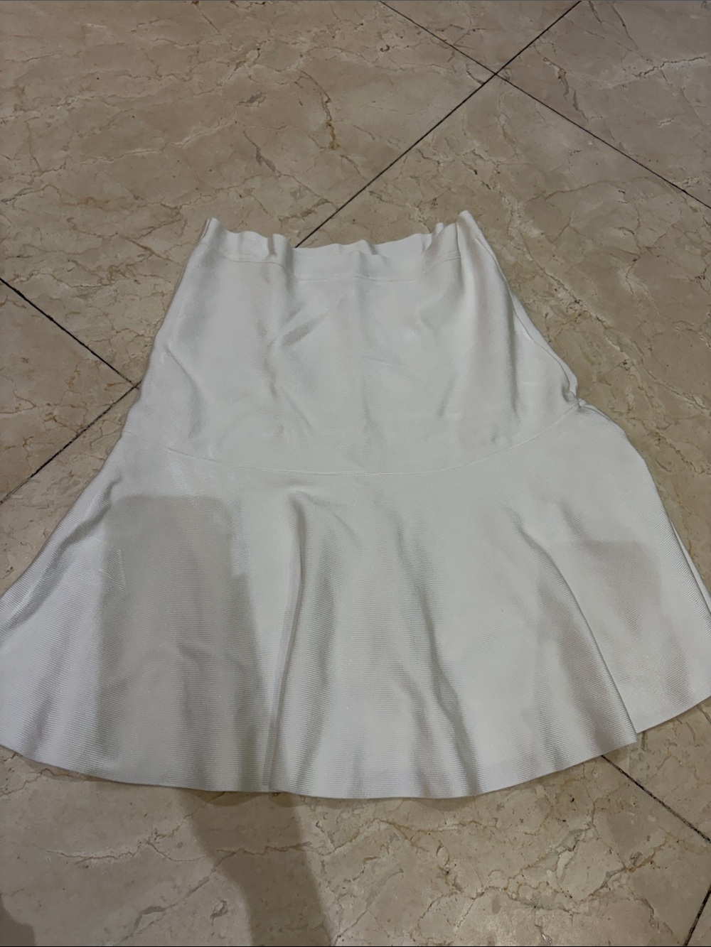 White Flared Women's Skirt